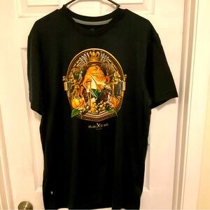 VTG Y2K 2000s Marc Ecko Humpty Dumpty Rhinestone Grill Bling Crown T-Shirt